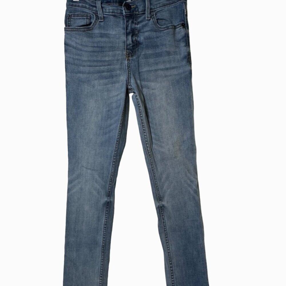 Cat & Jack Stretch Skinny Jeans Girls Size 12 Medium Wash Adjustable Waist